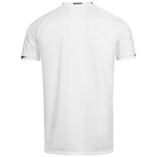 Camisola Bayer 04 Leverkusen Equipamento Segundo 2021-2022 Manga Curta